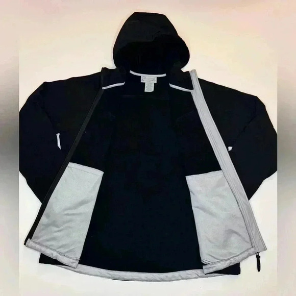 Free Country Women’s  Full Zip Hooded Black Jacket Size- Extra Large - Picture 10 of 11